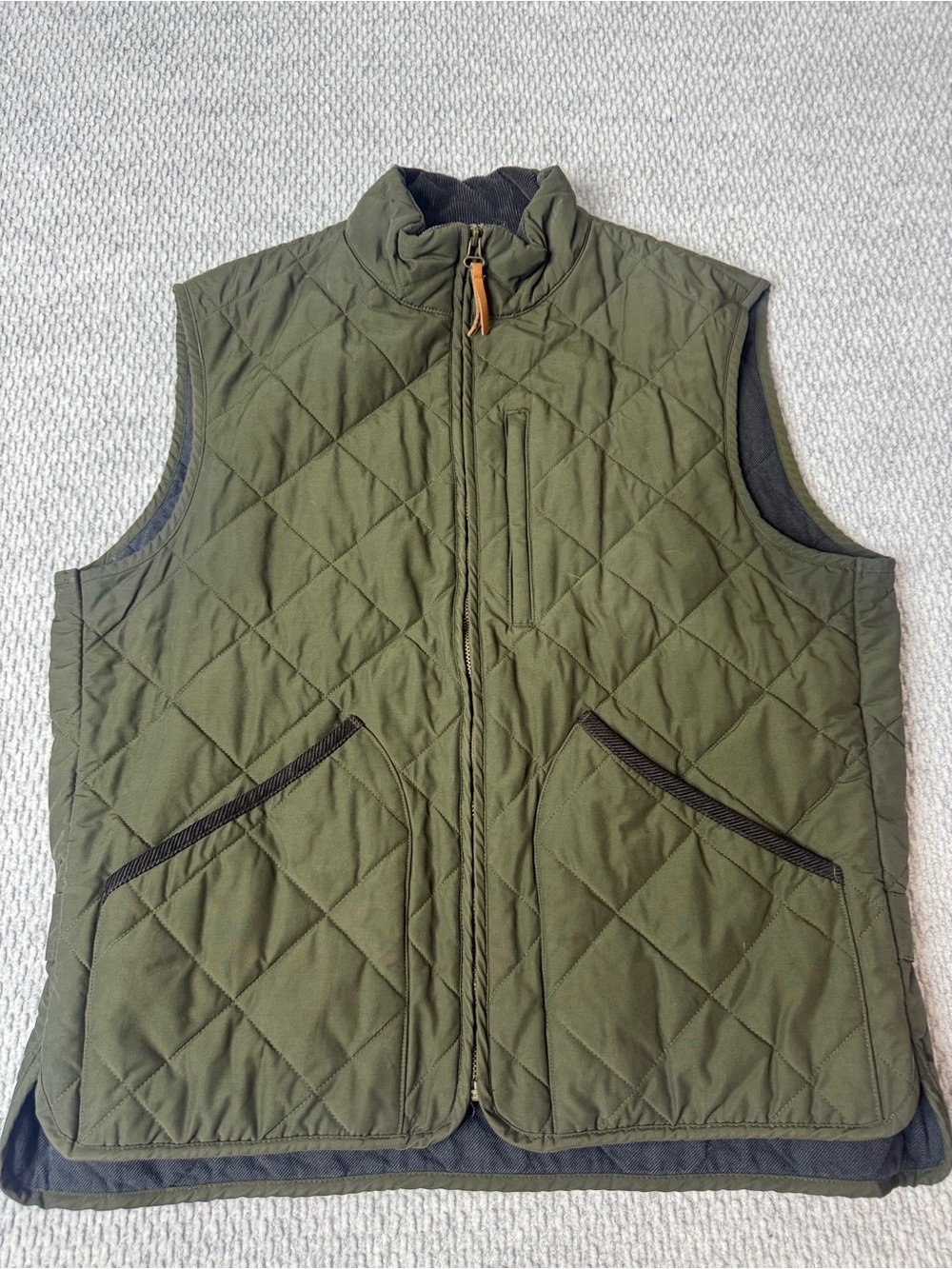 J.Crew Vest Quilted Sussex Green Men’s Sz M